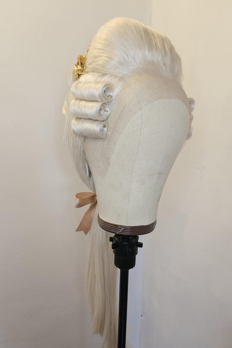 Bespoke Styled Men's Rococo Wig - Traditional Men's Baroque Ponytail ...