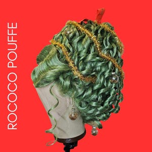 Festive 18th Century Wig - In the style of The Great, Bridgerton, Georgian & Rococo Eras - Ready to Ship