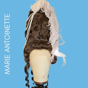 Brunette Marie Antoinette Wig - Perfect for Versailles Fetes Galantes, Carnevales and Costume Balls - Quick Shipping