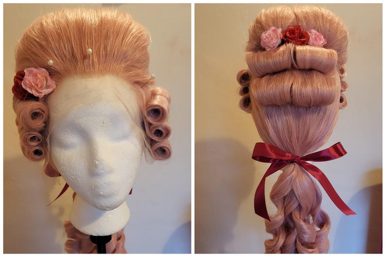 Bespoke Styled Men's Rococo Wig Traditional Men's Baroque Ponytail ...
