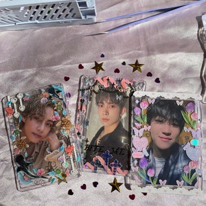 decorated tolpoaders | kpop photocard holder