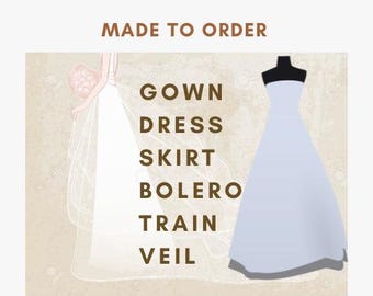 Vestido de novia personalizado, Ropa para eventos especiales, Traje de compromiso, Vestidos clásicos atemporales, Hecho a pedido