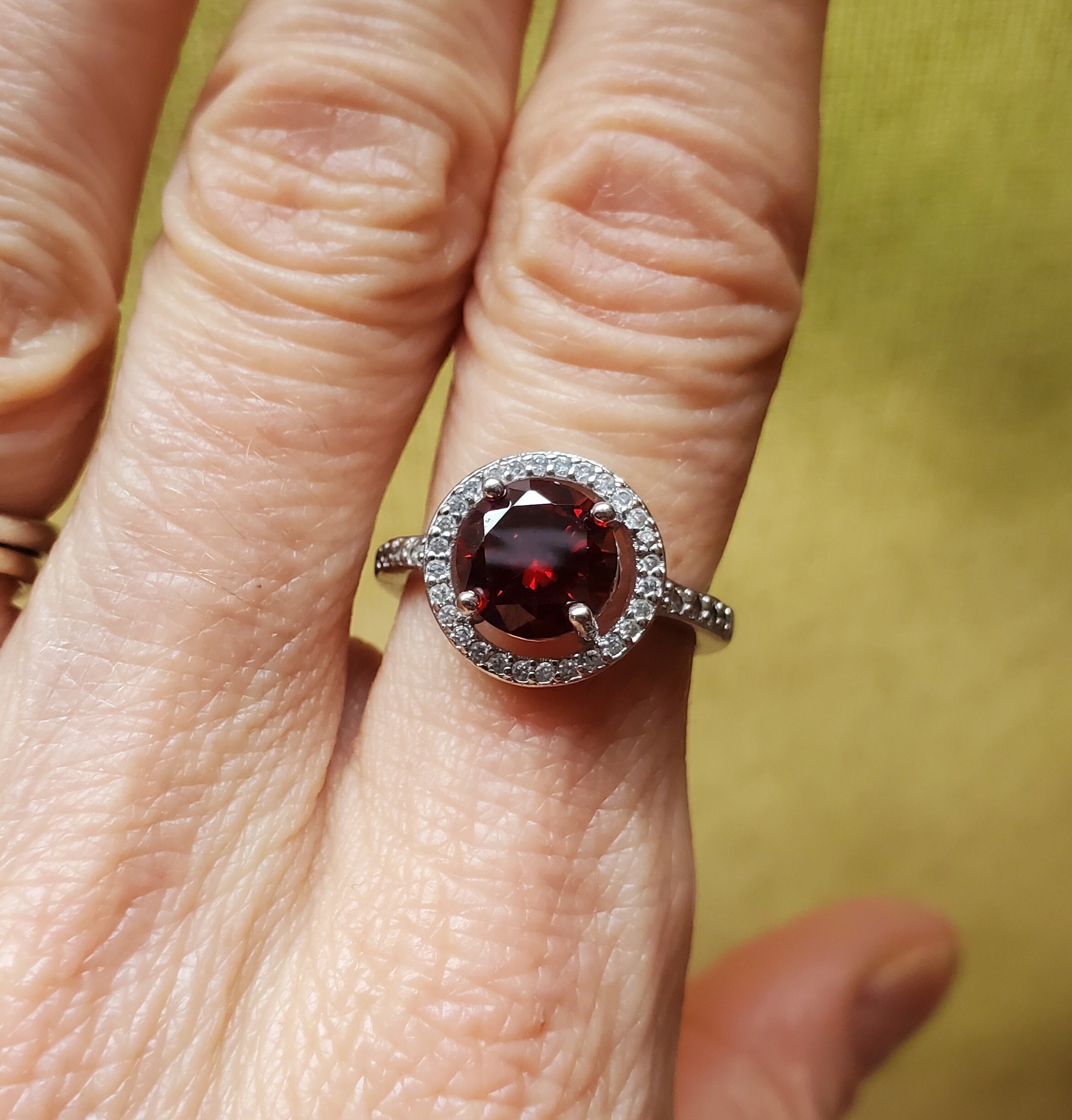 Split-Shank Round Diamond Engagement Ring