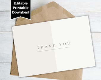 Small Business Thank You Card Template, Printable Small Business Thank You Card, Package Insert