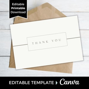 Small Business Thank You Card Template, Editable Business Thank You Card, Printable Package Thank You