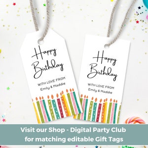 Printable Birthday Card, Instant Download, Digital Greeting Card, Happy ...