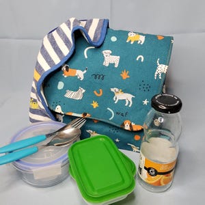 Cartable motif Chiens