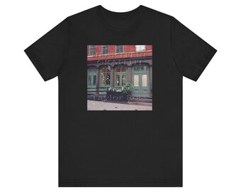 Taylor Ross - herzliches Graffiti Unisex Jersey Kurzarm-T-Shirt in Schwarz