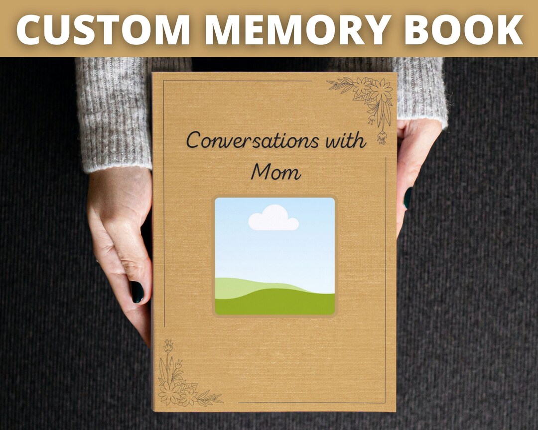 Personalized Memory Book for Mom Gold Personalized Etsy