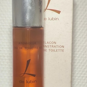 Rare. Vintage 1970s. Lubin Eau de Toilette spray, 100 ml. Box slightly torn. Full. Good condition.