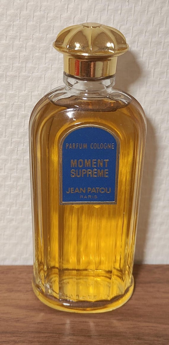 Vintage Cologne Moment Suprême Perfume by Jean Patou 120 Ml. Label