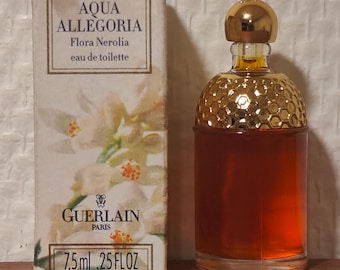 Guerlain Aqua Allegoria Flora Nerolia Eau de Toilette 7,5 ml. Kasten. Voll. Guter Zustand
