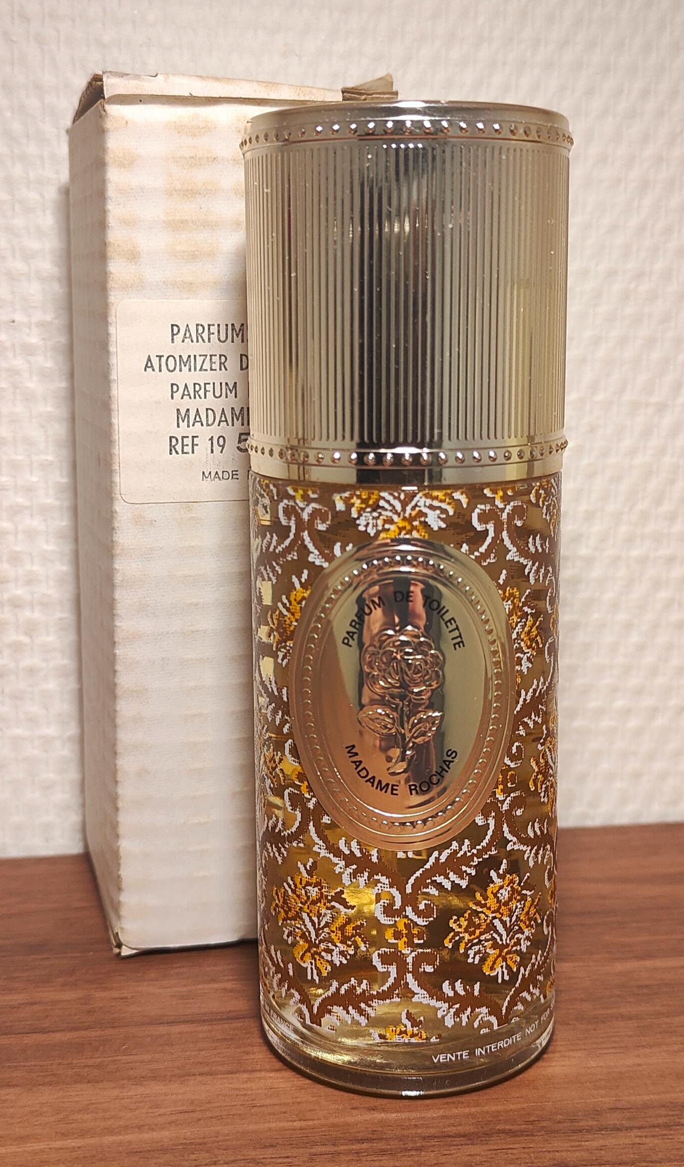 Rare. Vintage 60s. Madame De Rochas Parfum De Toilette Spray 120