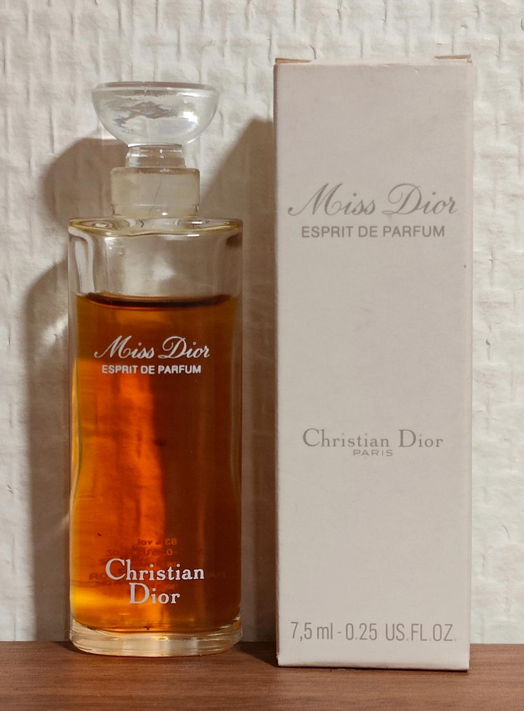 Esprit De Parfum Miss Dior by Christian Dior 7.5 Ml. Box. Almost
