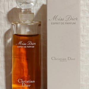 Esprit de Parfum Miss Dior by Christian Dior 7.5 ml. Box. Almost full. Perfect condition