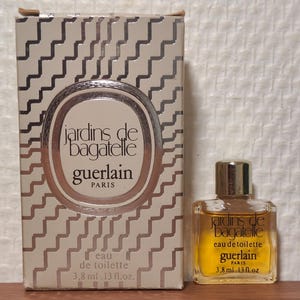 Eau de Toilette Jardins de Bagatelle de Guerlain 3,8 ml. Boite. Plein. Parfait état