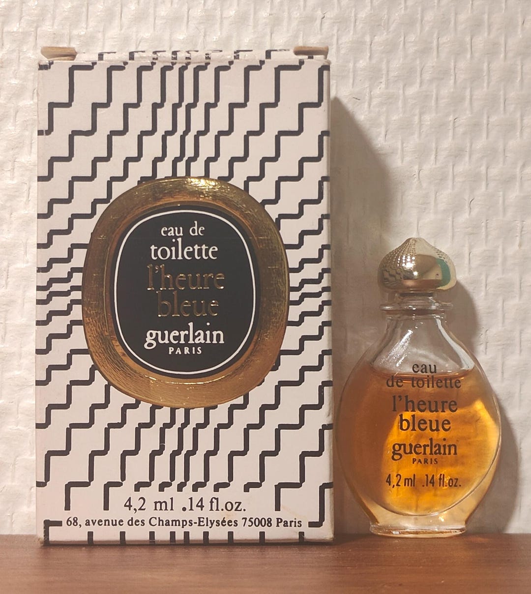 Guerlain L'heure Bleue Eau De Toilette Drop Bottle, 4.2 Ml. Box