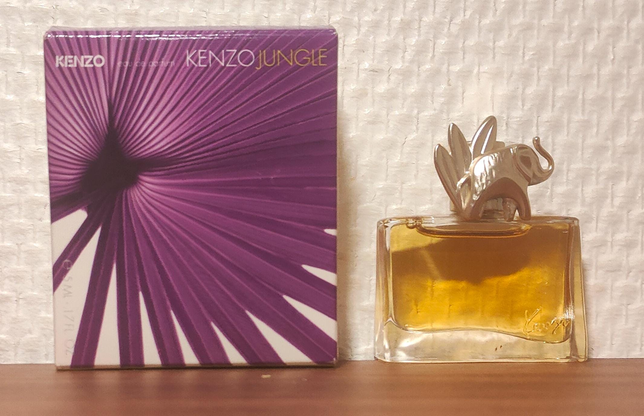 Kenzo Jungle Eau De Parfum 5ml. Elephant Cap. Box. Full. Perfect