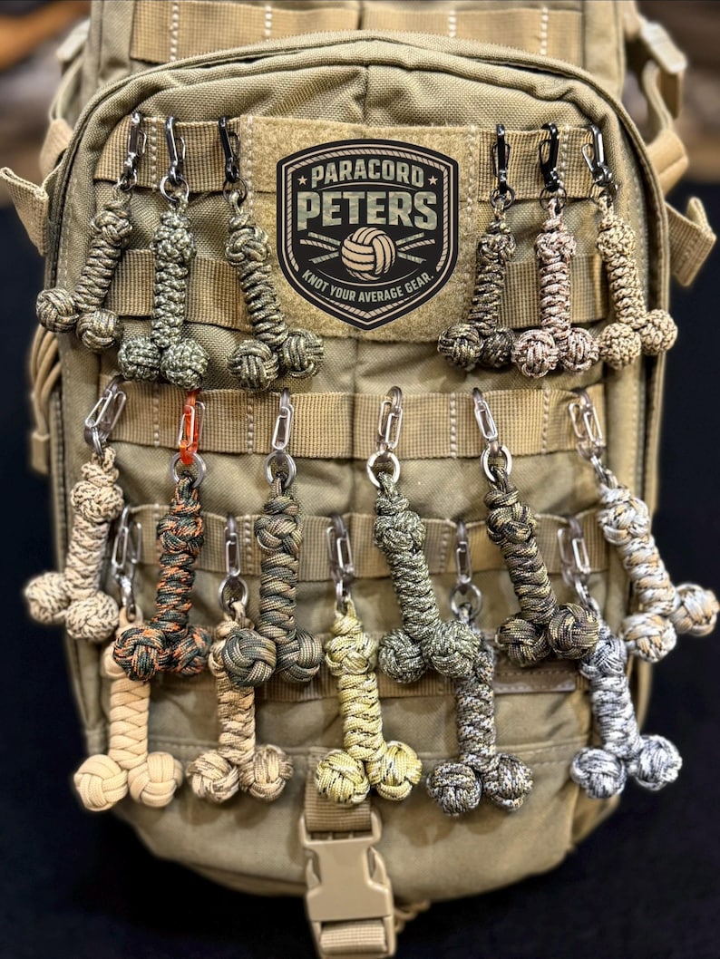 Paracord Rucksack Handmade Paracord Lanyard: Tactical Survival Zipper Pull - Etsy
