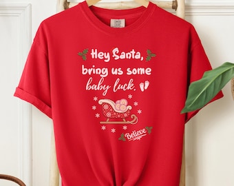 Christmas Transfer day shirt, IVF shirt, Embryo transfer day shirt, Transfer day t-shirt, IVF momma shirt, Fertility nurse, Fertility team