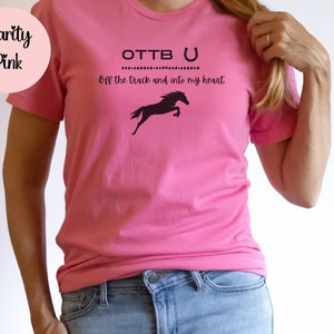 OTTB Horse Shirt, Horse Shirt, Horse Lover Gift, Off the track and into my heart shirt