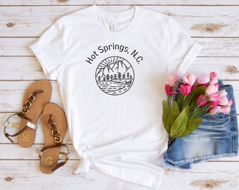 Hot Springs NC, hot springs nc shirt, hot springs NC t-shirt, Appalachian trail, hot springs north carolina, hot springs NC sweatshirt