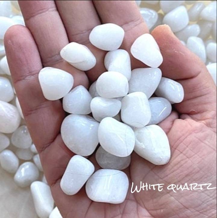 White Quartz Bracelet Etsy