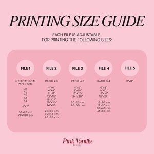 Pink Quote Print Pink Motivational Poster Pink Positive Affirmation Wall Art Light Pink Aesthetic Minimalist Poster Pink Positive Print image 10