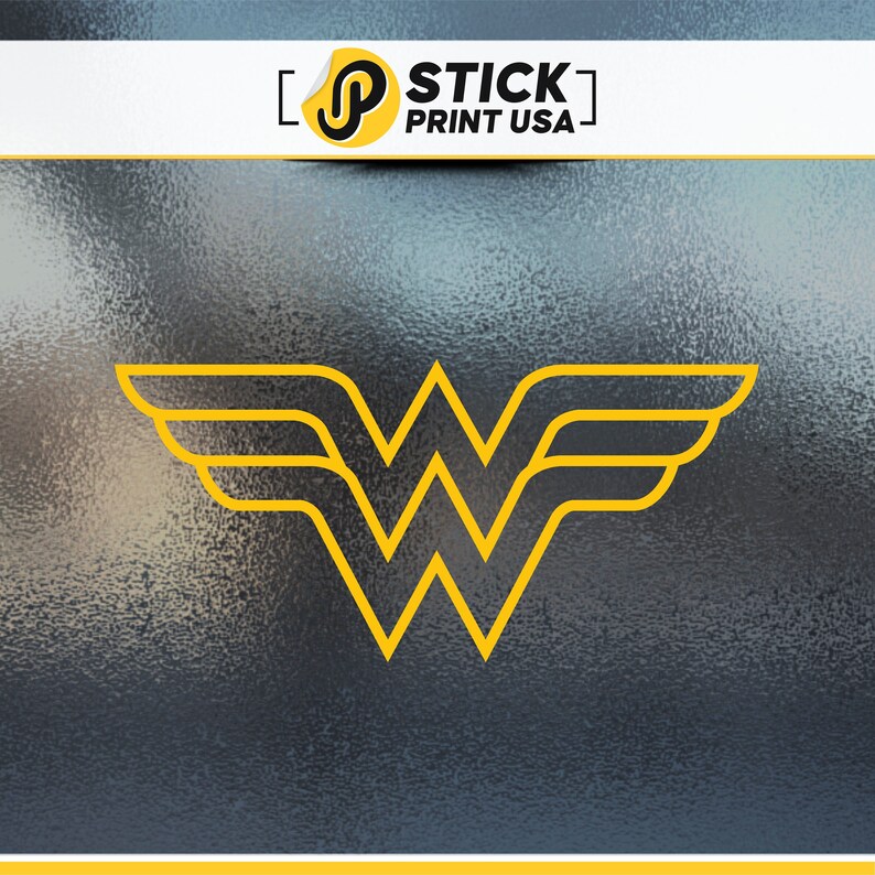 Wonder Women Logo Vinyl Sticker Decal for Car Truck Etsy