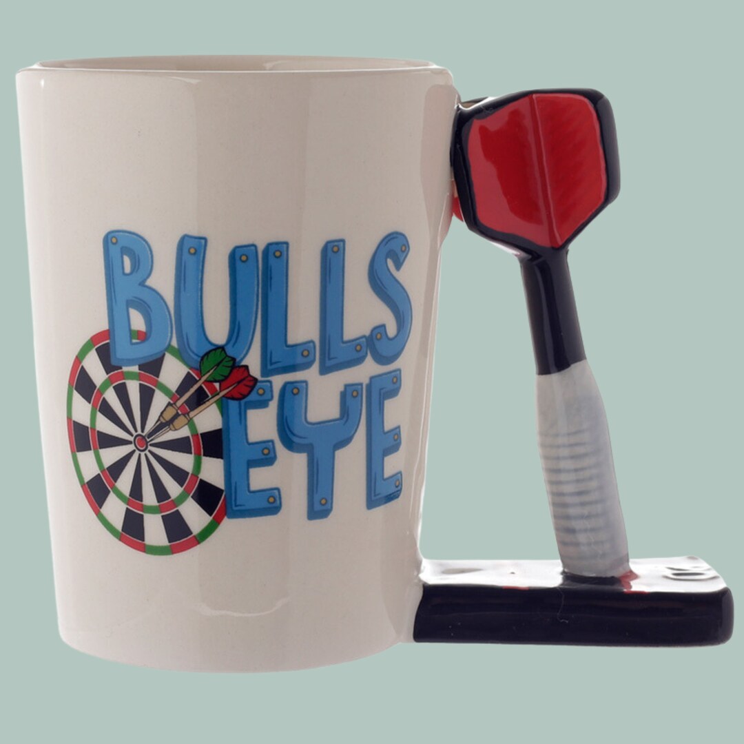 Darts Mug With Dart Handle Darts Lover Gift Present for Darts Etsy UK