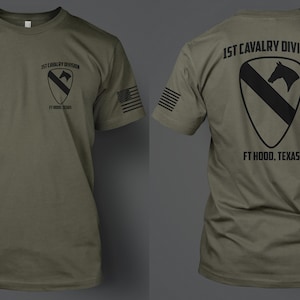 USA 1st Cavalry Logo Tee United States Army