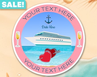Personalized Valentine's Cruise Door Magnets, Cruise Door Decorations, Royal Caribbean Door Magnet, Disney Cruise Magnets, Disney Cruise SVG