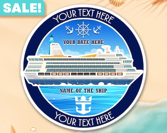 Personalized Royal Caribbean Cruise Door Magnets, Cruise Door Decorations, Door Magnet, Disney Cruise Magnets, Disney Cruise SVG