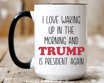 Funny Trump Mug Election Humor Making America Great Again Coffee Cup Political Campaign Present MAGA Mug Gag Gift Donald Trump Fan 2024