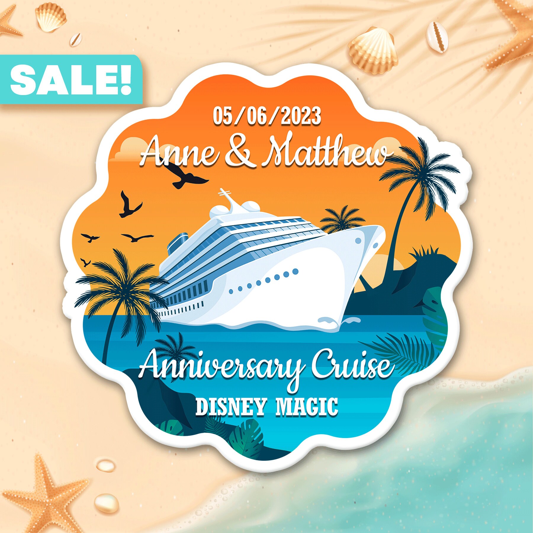 Personalized Cruise Door Magnets, Cruise Door Decorations, Royal Caribbean Door Magnet, Disney Cruise Magnets. Cruise SVG, Disney Cruise SVG
