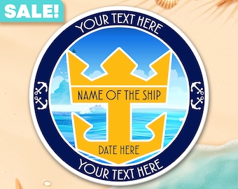 Personalized Royal Caribbean Cruise Door Magnets, Cruise Door Decorations, Door Magnet, Disney Cruise Magnets, Disney Cruise SVG