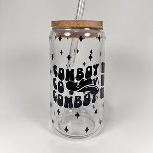 Cowboy Up Cowboy Cowboy Cup Cowboy Drinking Glass Coffee - Etsy
