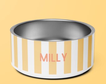 Personalized Pet Bowl, Custom Dog Bowl with Name, Dog Food Bowl, Custom Pet Dish, Dog Water Bowl, Gift for Pet Lovers, Custom Gift for Dogs