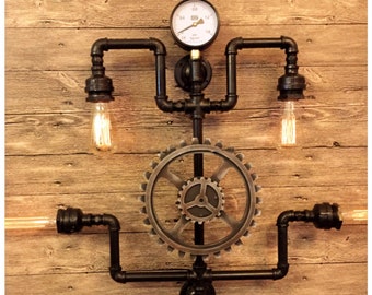 Industrial Style Edison Wall Lamp for Bar, Cafe, and Clothing Store Decor - Gift for him