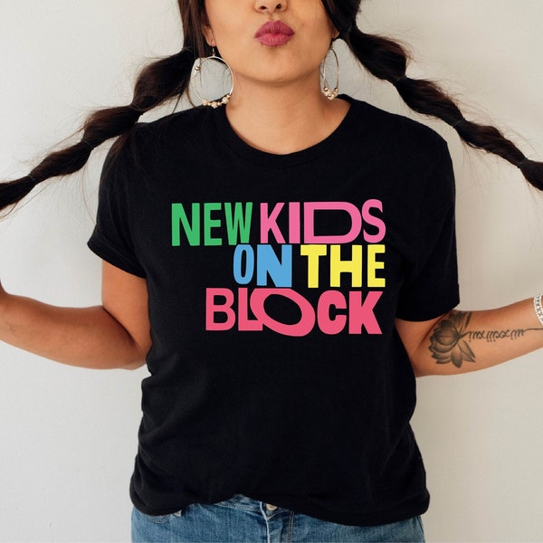 NKOTB Vintage Girl Shirt, New Kids On The Block T-shirt, Classic Rock Concert Tee, NKOTB Concert Tshirt, New Kids On The Block Shirt