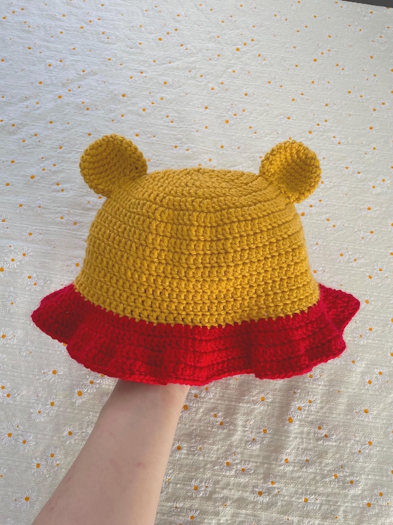 Crochet Cozy Bear Bucket Hat