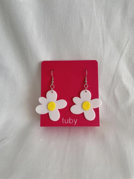 Daisy Earrings / 3D Printed