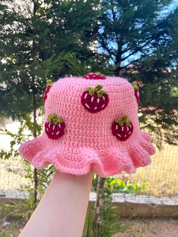 Strawberry Bucket Hat