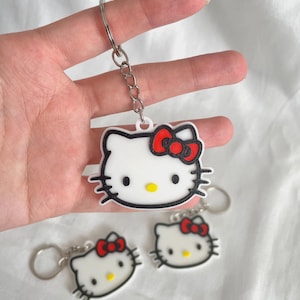 Cute Kitty Keychain / 3D Printed Keychain