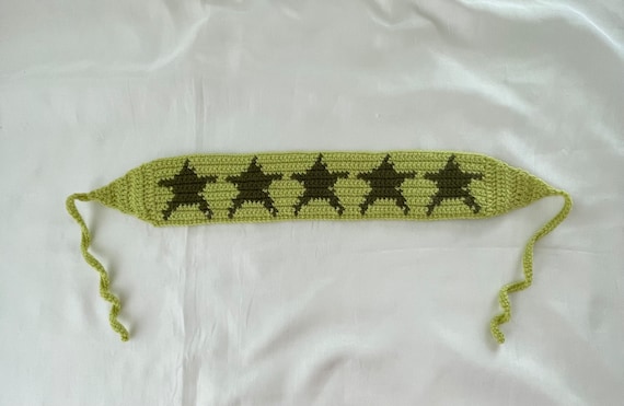 Crochet Star Headband, Cute Hair Accessory