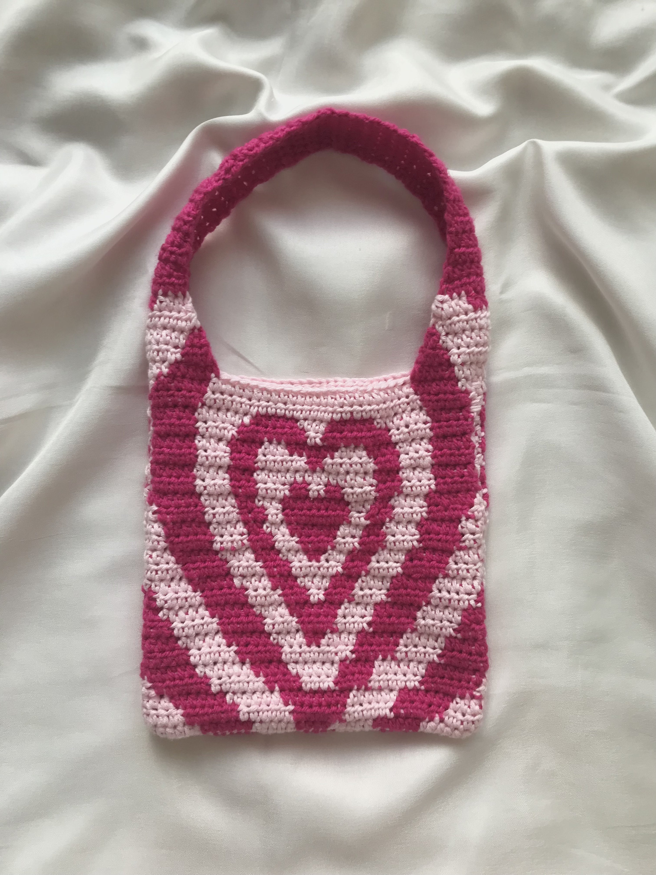 Crochet Heart Bag ❤ 