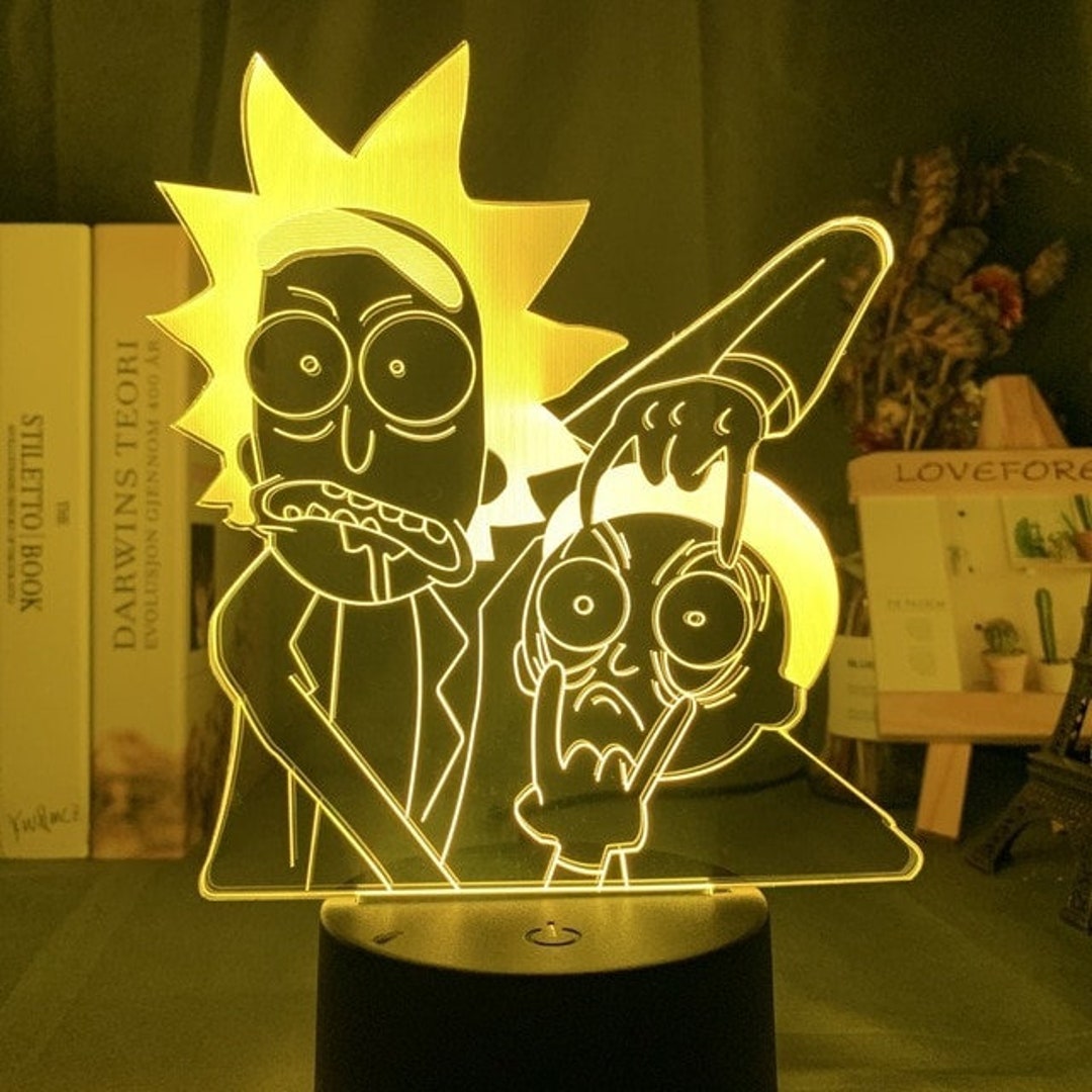 Buy RICK&MORTY USB A till Lightning Light-Up 1,2m MFI Shock