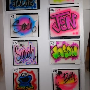 Personalized Custom Airbrush Graffiti T-shirt or Hoodie Designs