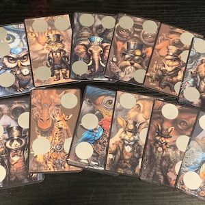 STEAM PUNK SAVINGS Rubbelkarten-Set Einsparungen Herausforderung 250 Einsätze Spiel Bargeld Füllung Umschlag Geld Untergang Geldbeutel Budget Binder Physisch