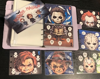 Scare Up Some Savings Mashup Laminated 300 Savings Challenge A6 Binder Cash Stuffing Sinking Fund Budget Insert Mix & Match